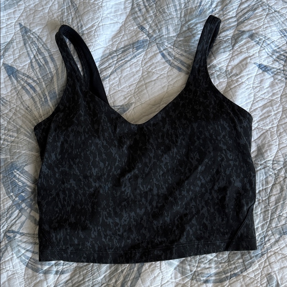 Black camo lululemon align tank
